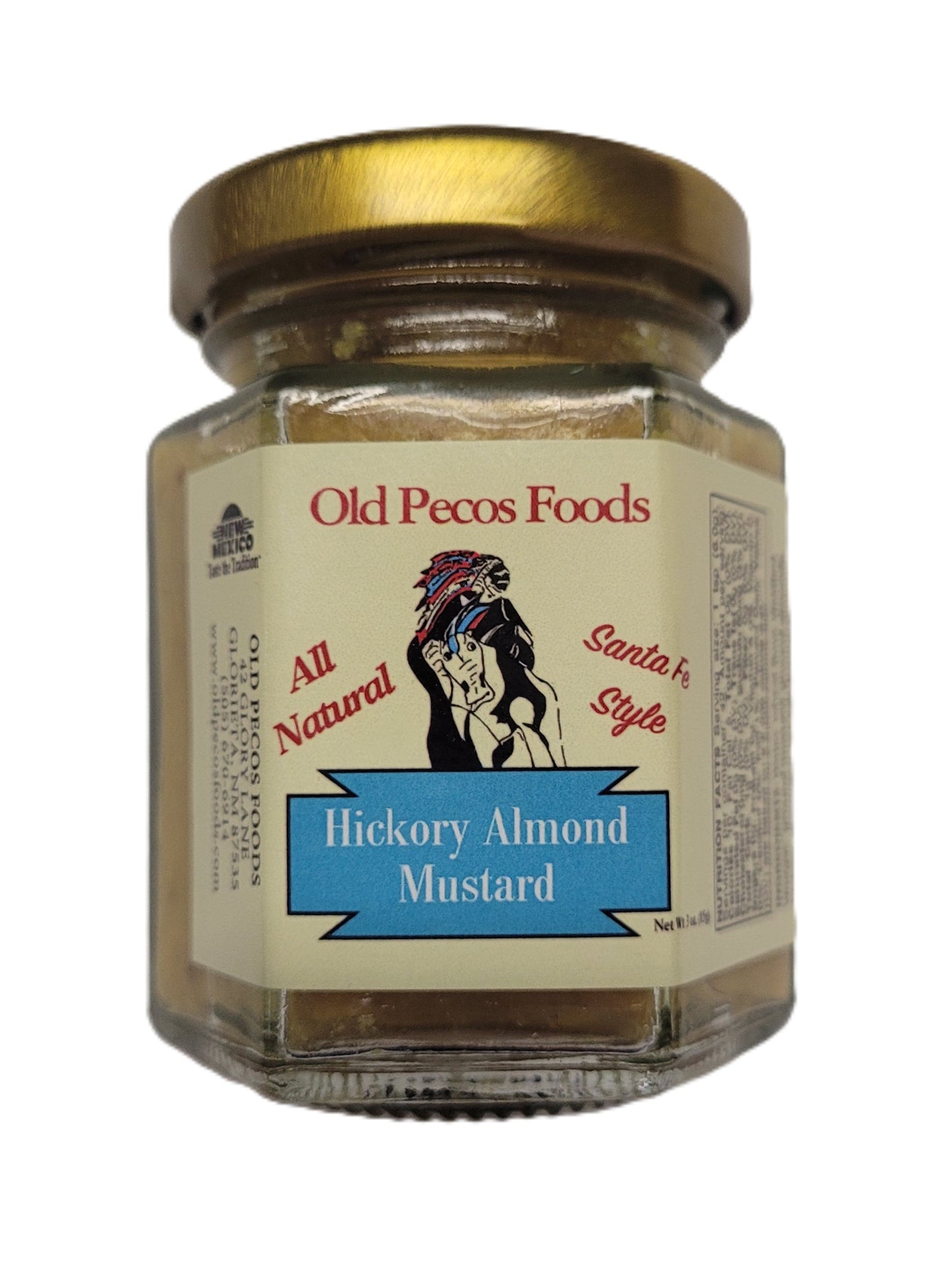 New Mexico Hickory Almond Mustard 3oz